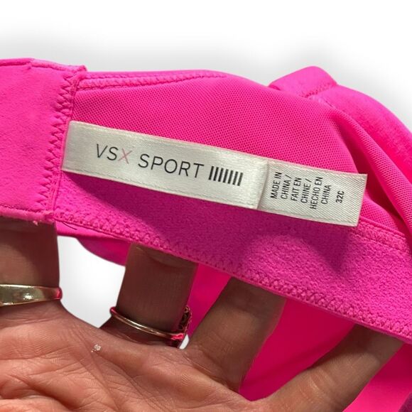 VICTORIA’S SECRET VICTORIA SPORT VSX Women’s Hot Pink Underwire Sports Bra Size - Picture 3 of 5